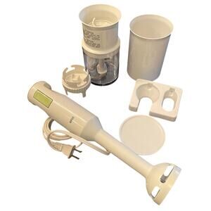 Braun Hand Blender Stick And Chopper Used TESTED with Accessories